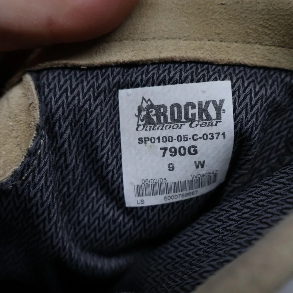 Rocky Mens 9W Combat Boots Brown Insulated 790g Gore-Tex Military Waterproof USA